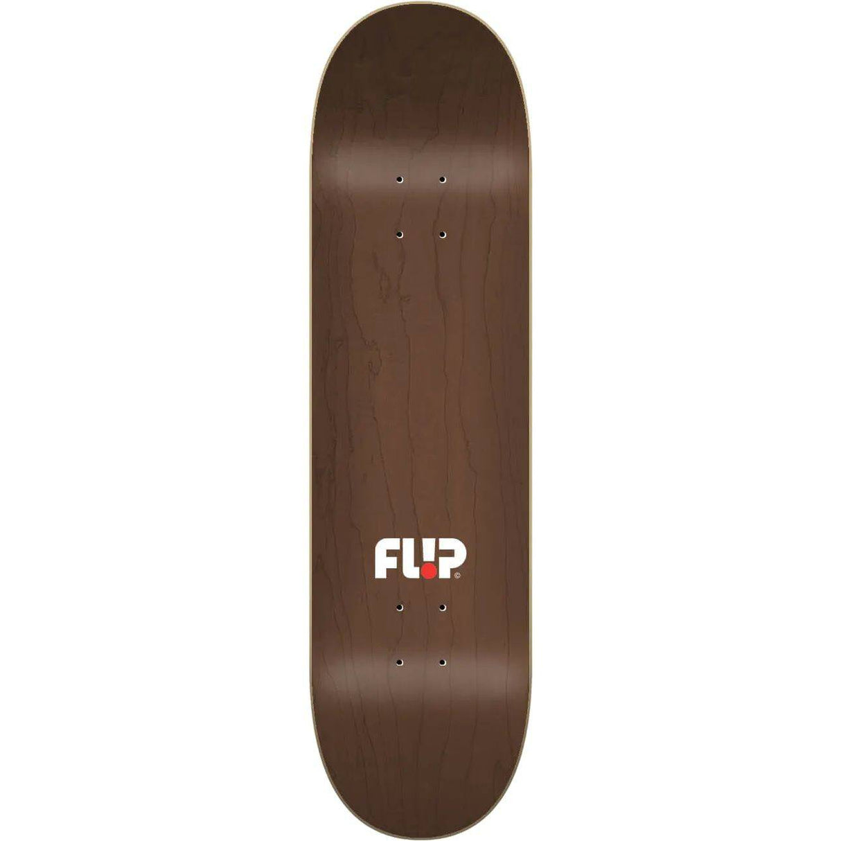 Flip Team Outlined Skateboard Deck - Green 8.25''