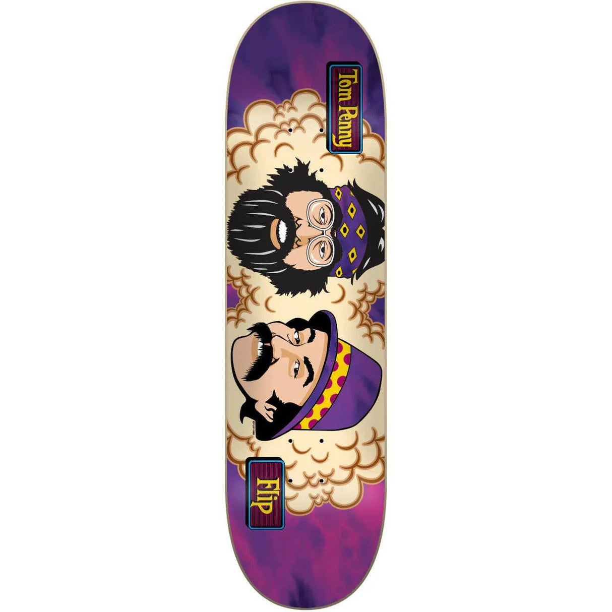 Flip Tom Friends Skateboard Deck - Purple Haze 8.13''