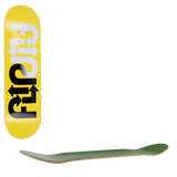Flip Directions Skateboard Deck - Yellow 8.5"