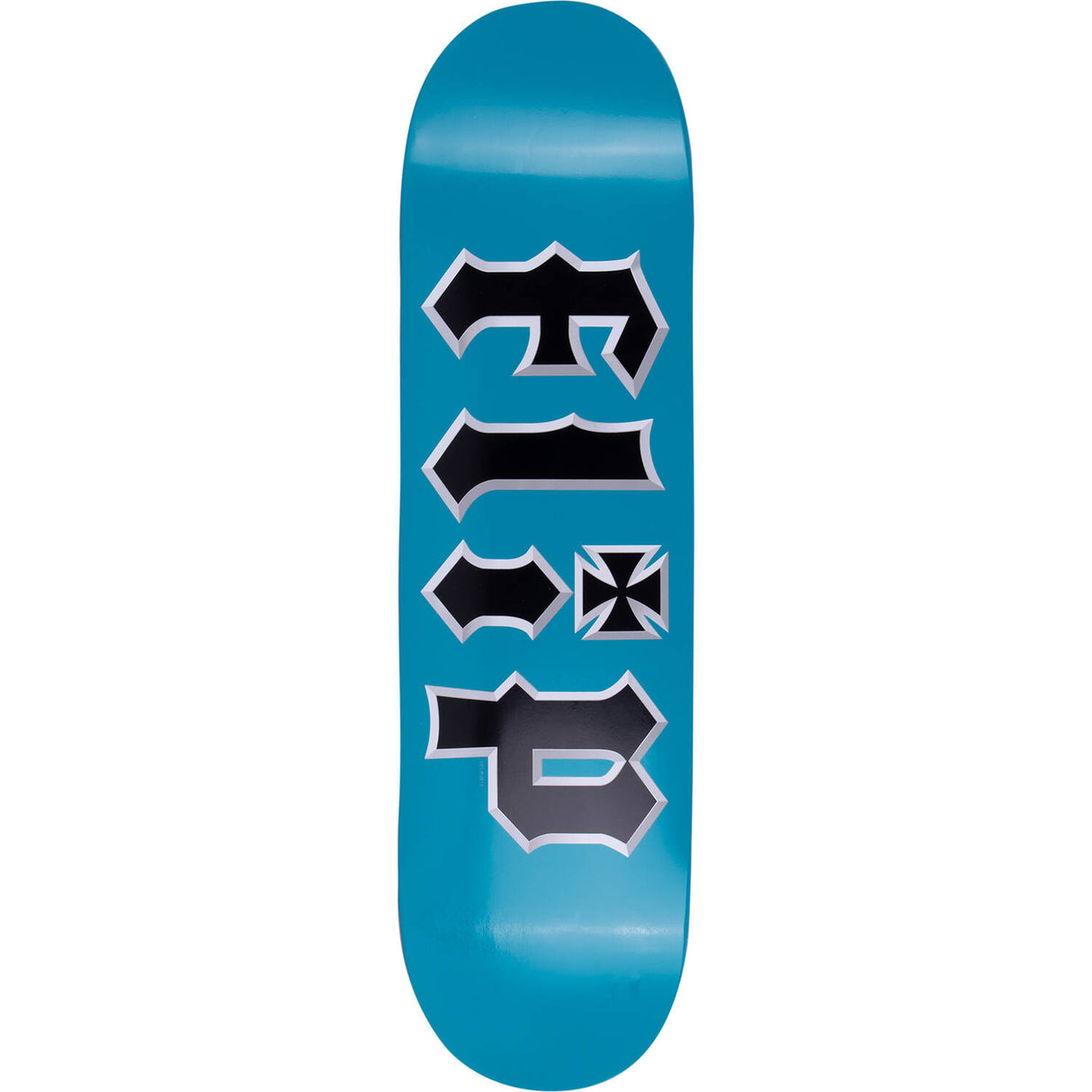 Flip HKD Metal Head Skateboard Deck - Teal 8.45"