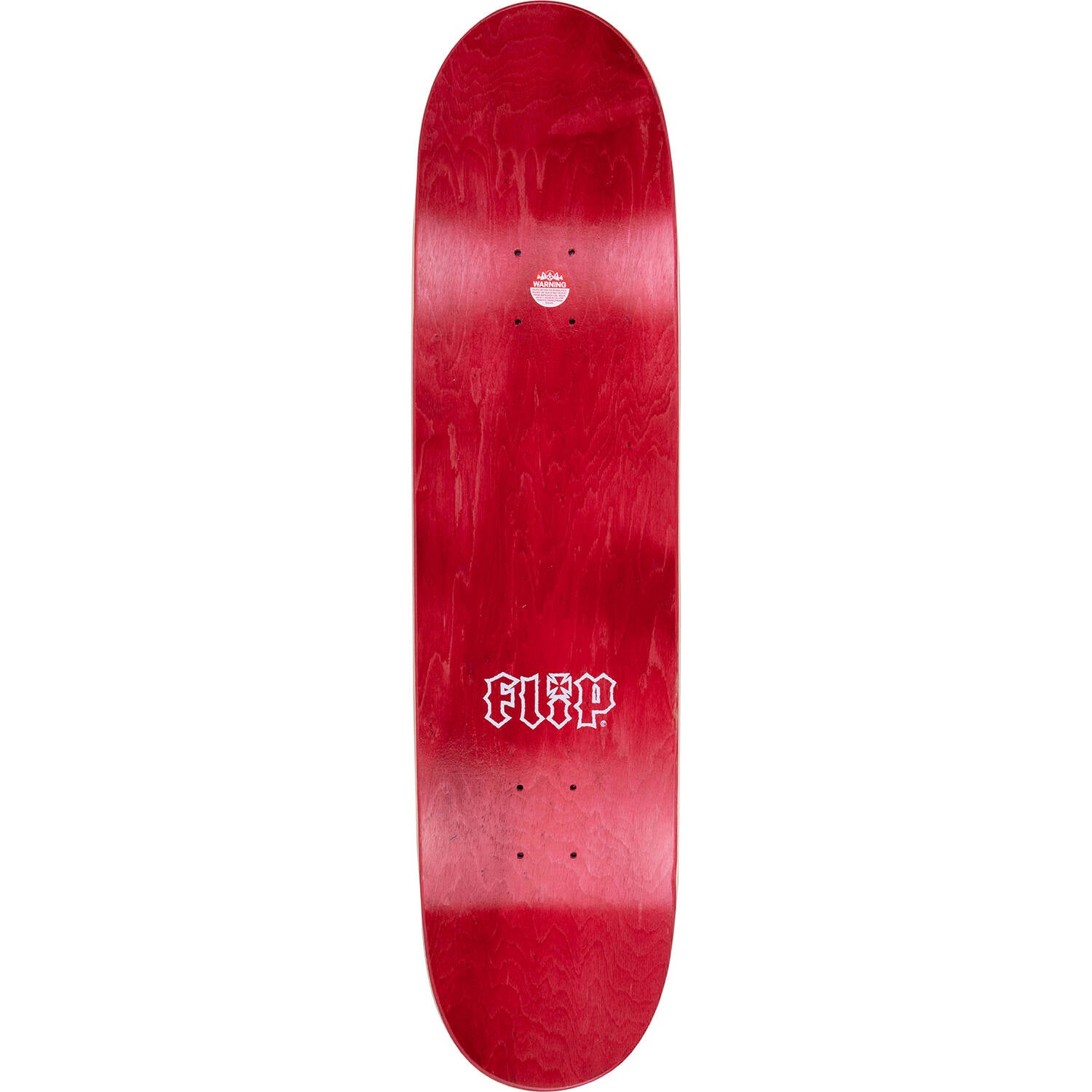 Flip HKD Metal Head Skateboard Deck - White 8.13"