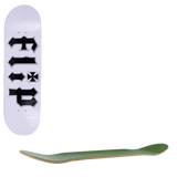 Flip HKD Metal Head Skateboard Deck - White 8.13"