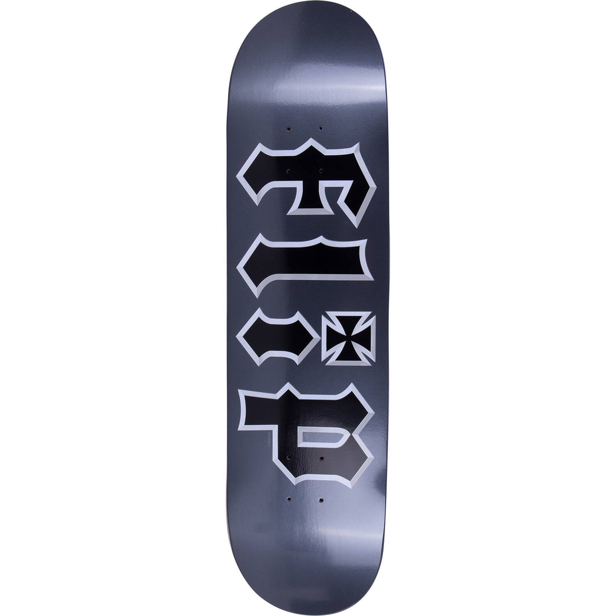 Flip HKD Metal Head Skateboard Deck - Black 8.25"