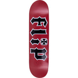 Flip HKD Metal Head Skateboard Deck - Red 8"