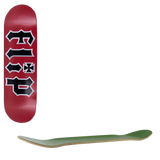 Flip HKD Metal Head Skateboard Deck - Red 8"