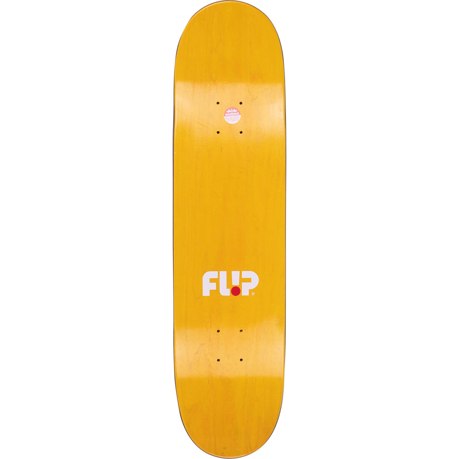 Flip Penny Sun Skateboard Deck - Yellow 8"
