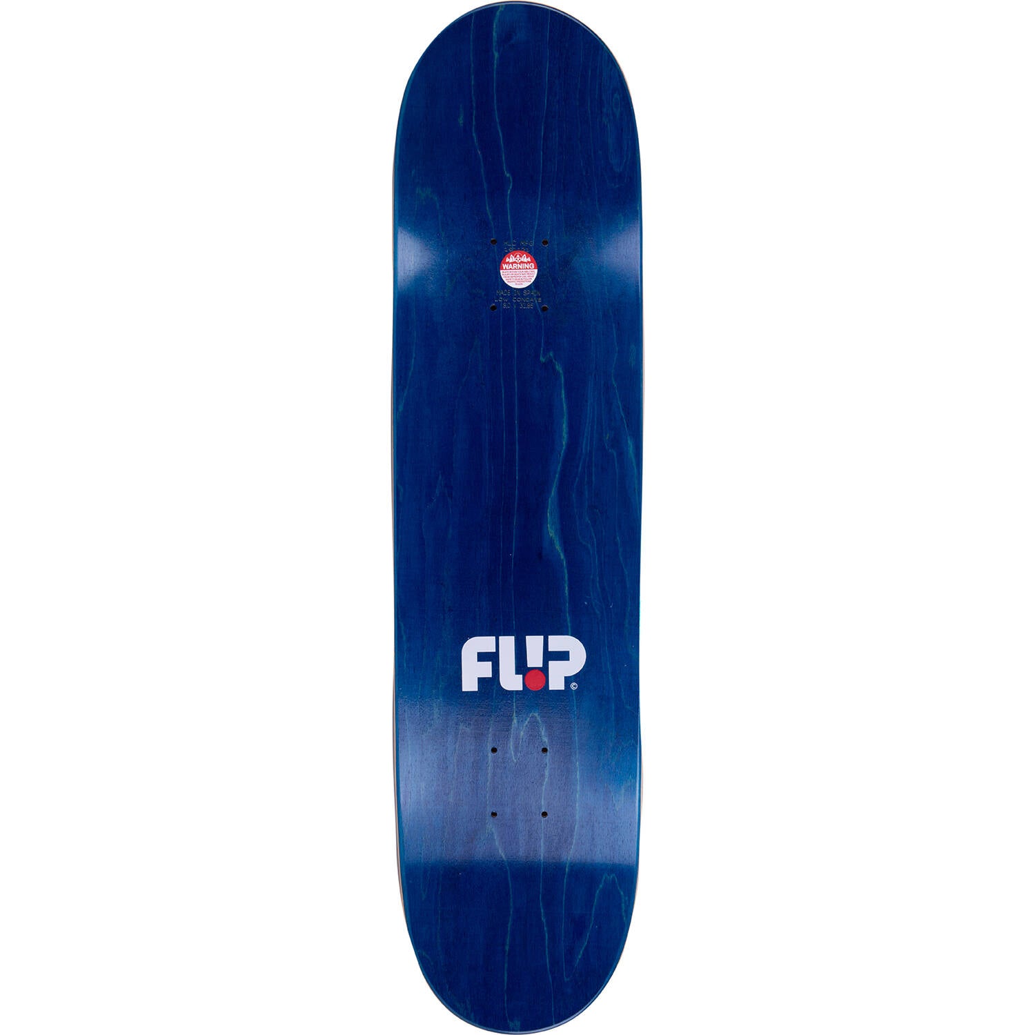 Flip Saari Mustard Ship Skateboard Deck - Blue 8"