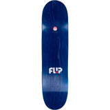 Flip Saari Mustard Ship Skateboard Deck - Blue 8"
