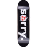 Flip Sorry 20th Anniversary Skateboard Deck - Black 8"