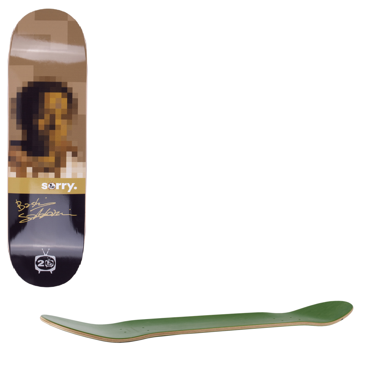 Flip Sorry 20th Anniversary Skateboard Deck - Bastien Salabanzi 8.125"
