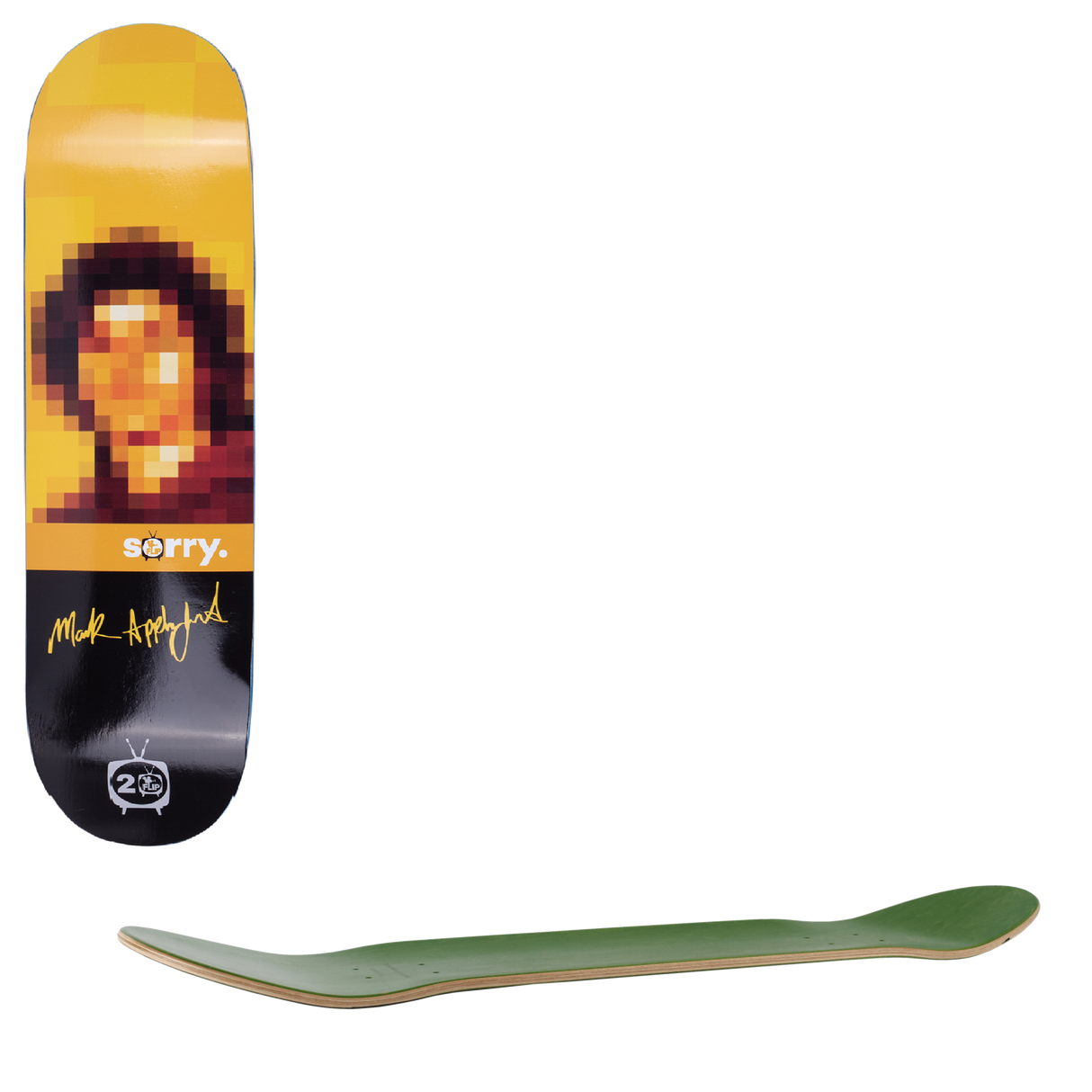 Flip Sorry 20th Anniversary Skateboard Deck - Mark Appleyard 8.25"