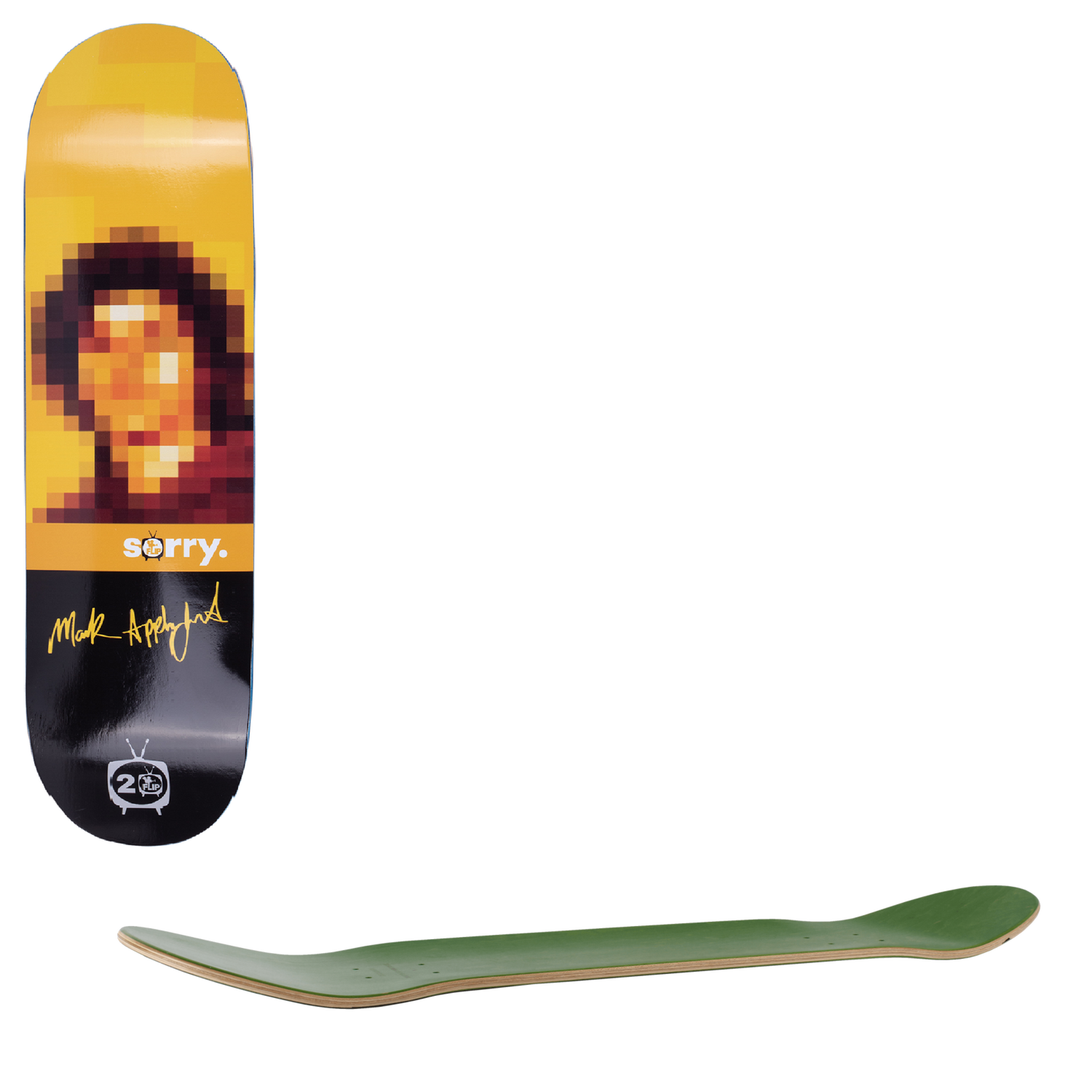 Flip Sorry 20th Anniversary Skateboard Deck - Mark Appleyard 8.25"
