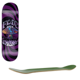 Flip Tom Loveshroom Skateboard Deck - Purple 8.13"