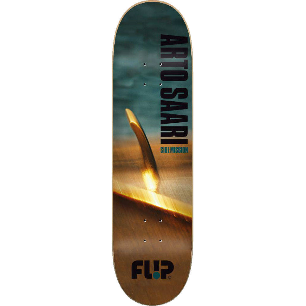 Flip Saari Sidemission Fin Skateboard Deck - 8"
