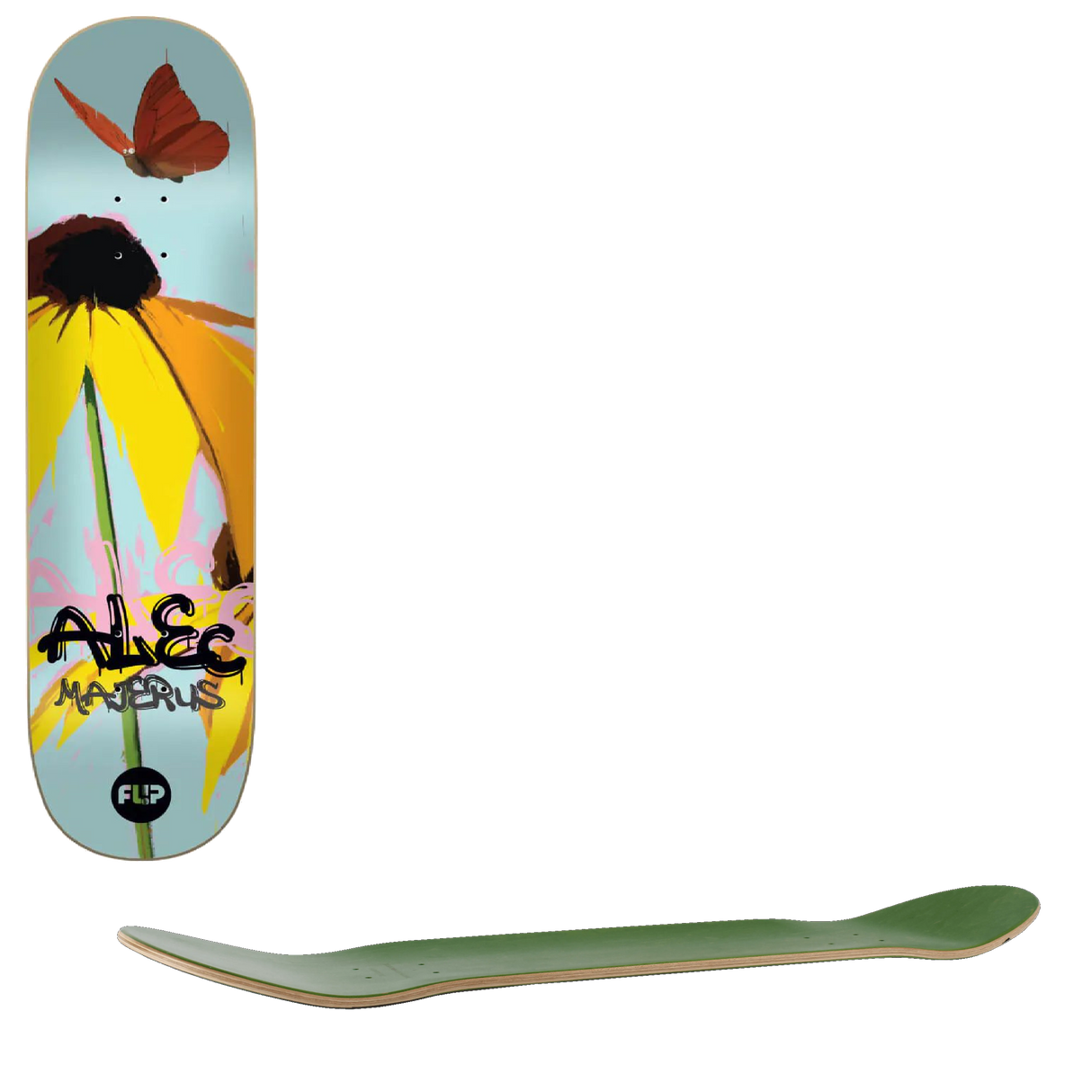 Flip Flower Power Skateboard Deck - Majerus 8.38''