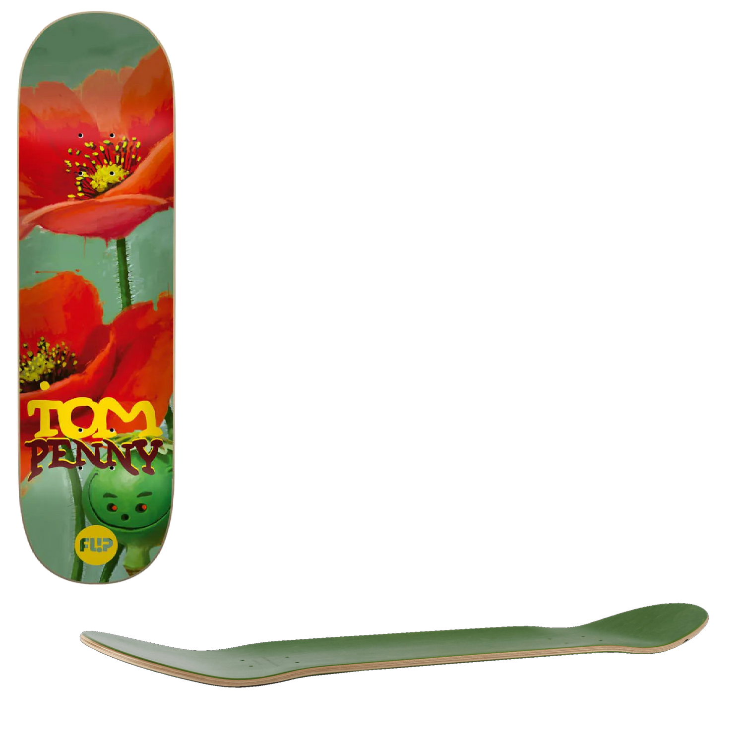 Flip Flower Power Skateboard Deck - Penny 8.25''