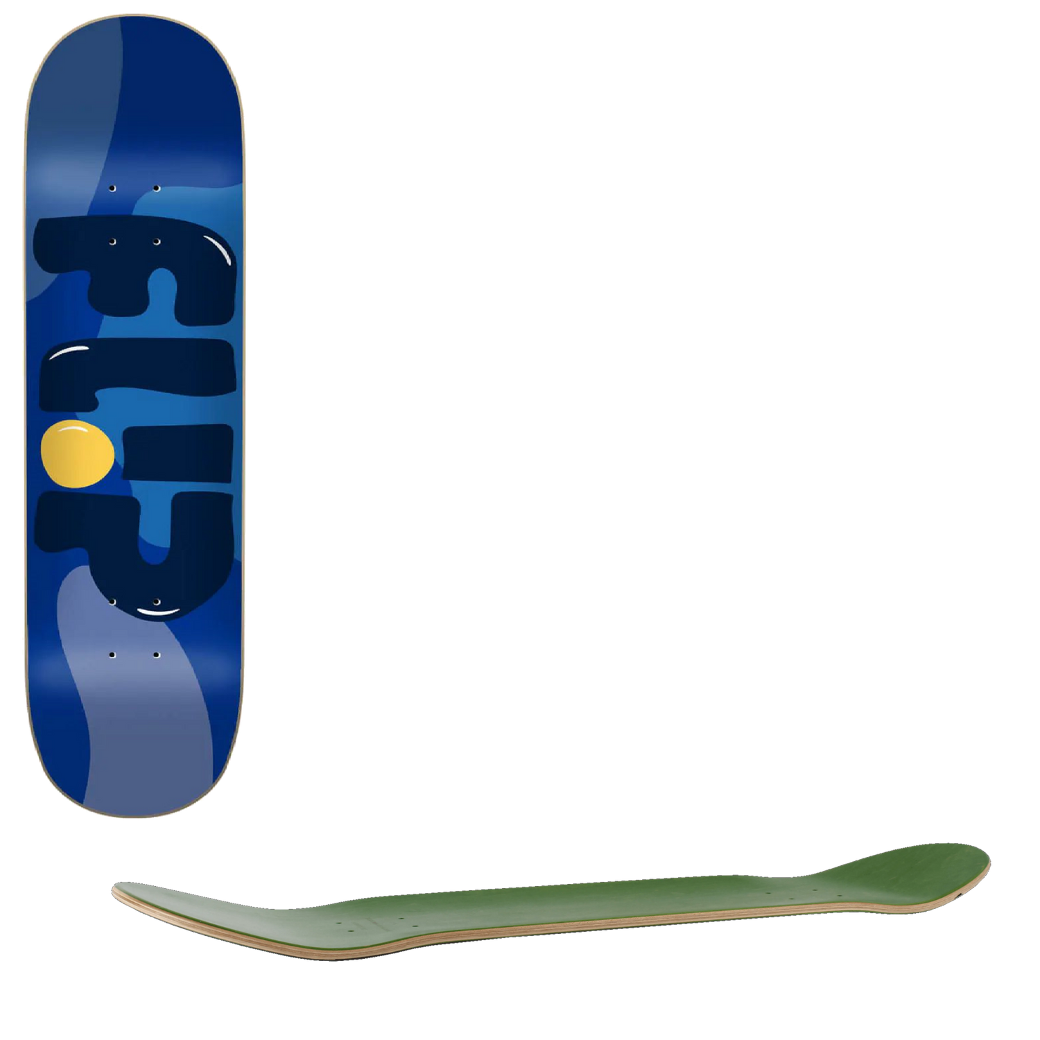 Flip Flume Skateboard Deck - Blue 8.5''
