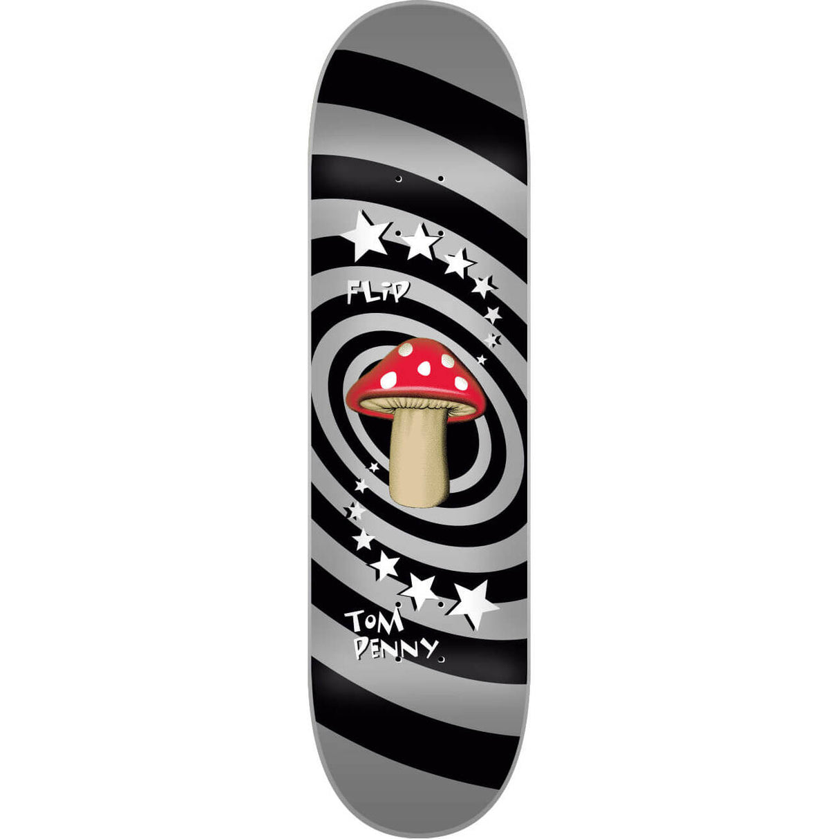 Flip Mushroom Penny Skateboard Deck - Silver 8''