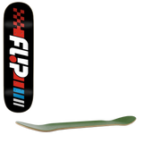 Flip Race Skateboard Deck - Black 8''