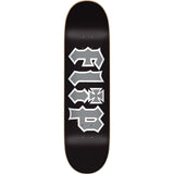 Flip Team HKD Skateboard Deck - Black 8.25"