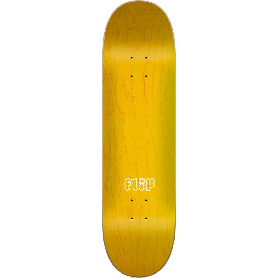 Flip Team HKD Skateboard Deck - Blue 8.5"
