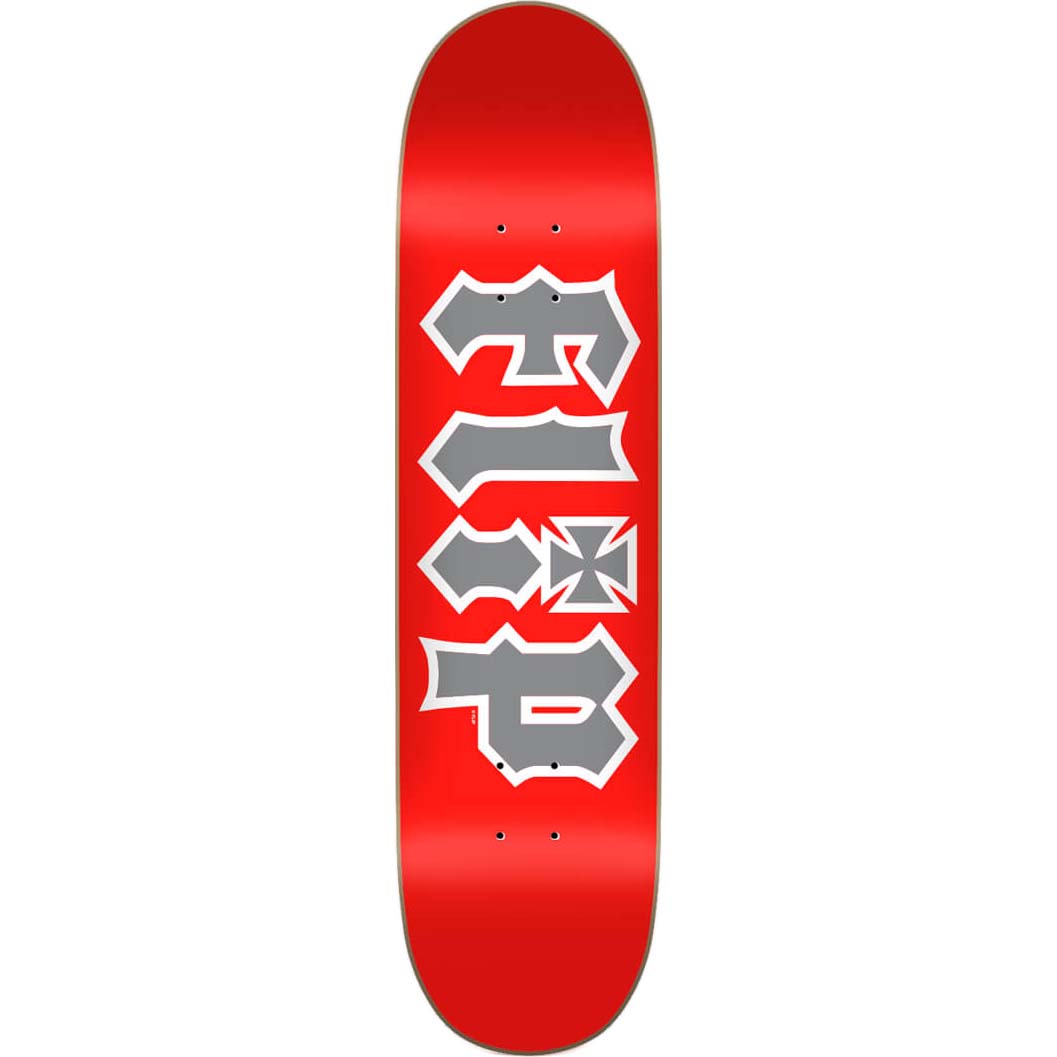 Flip Team HKD Skateboard Deck - Red 8"