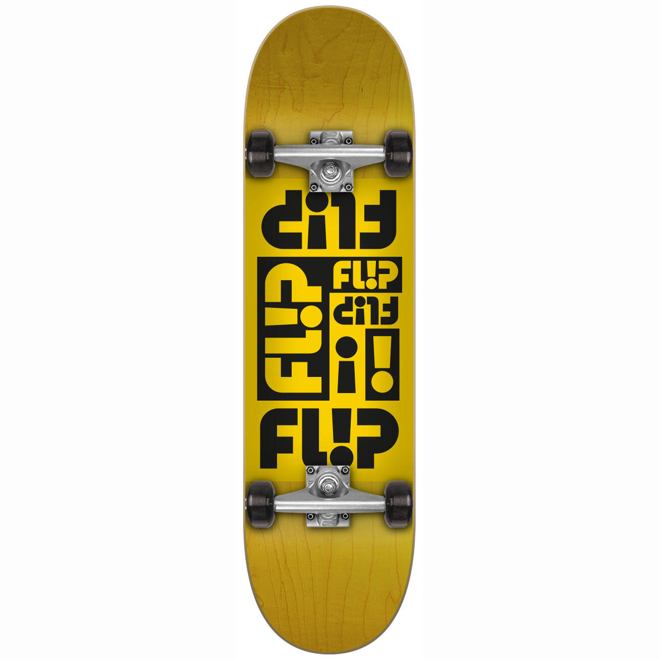 Fabric Multi Odyssey Complete Skateboard - Yellow 7.87''