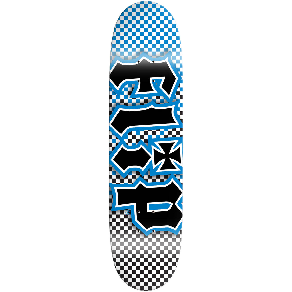 Flip Team HKD Fast Times Skateboard Deck - Blue 8.13''