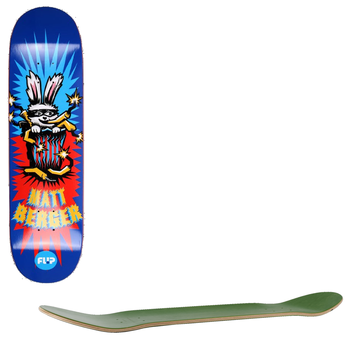 Flip Tin Toys Skateboard Deck - Berger 8.25''