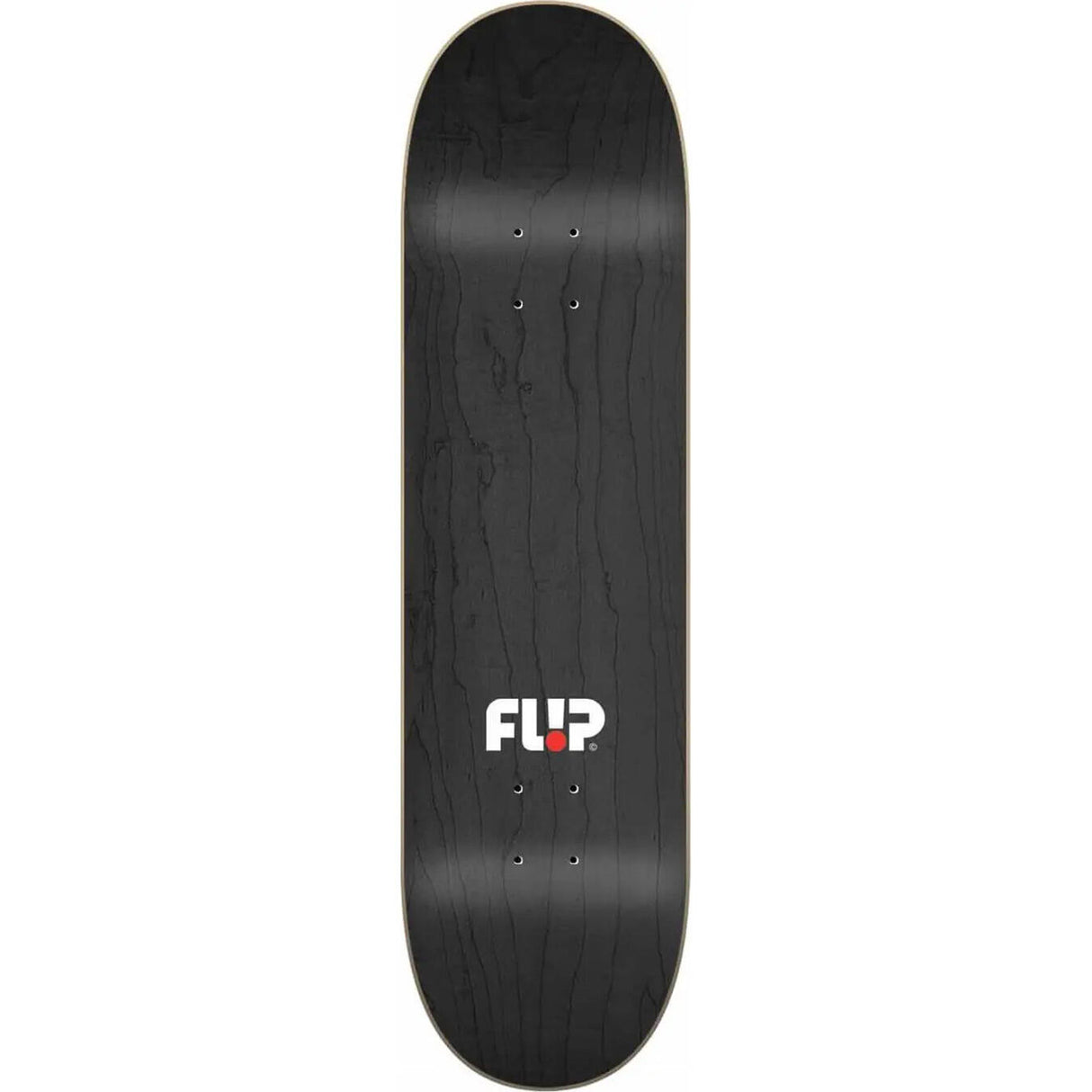 Flip Strobe Skateboard Deck - Black 8"