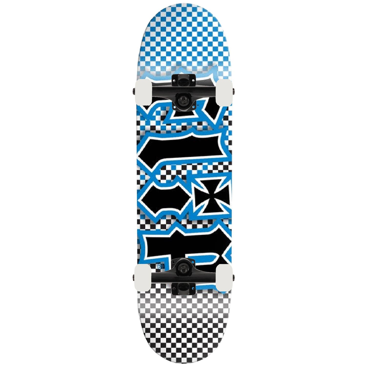 Flip Team HKD Fast Times Custom Skateboard - Blue 8.13''