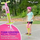 Flybar Master Pogo Stick - Pink/Green