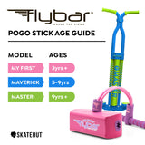 Flybar Master Pogo Stick - Pink/Green