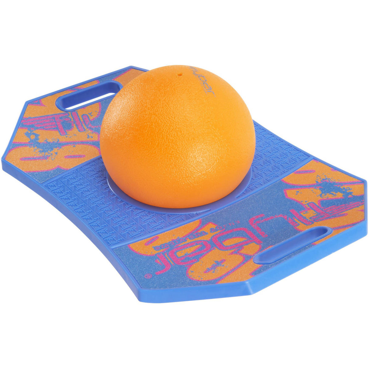 Flybar Pogo Ball Trick Board &amp; Pump - Blue Dawn