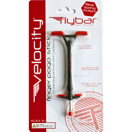 Flybar Velocity Mini Finger Pogo Stick - Red