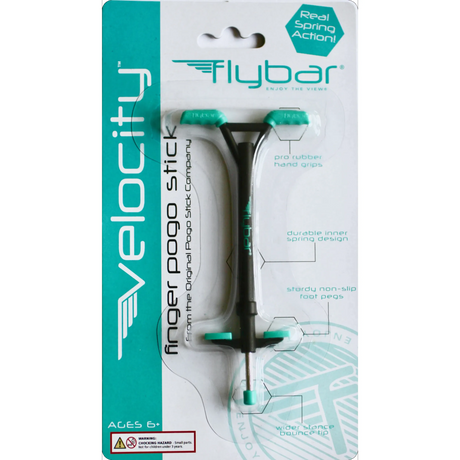 Flybar Velocity Mini Finger Pogo Stick - Teal