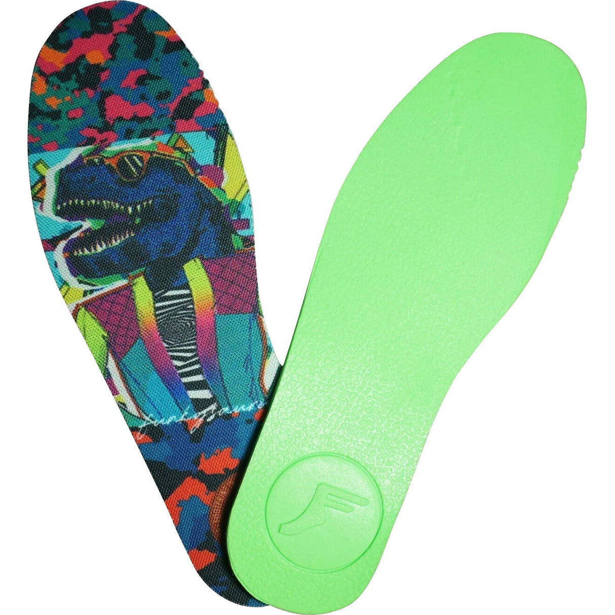 Footprint Kingfoam 5mm Flat Insoles - Funkysaurus