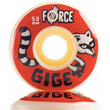 Force Giger Racoon Skateboard Wheels 53mm