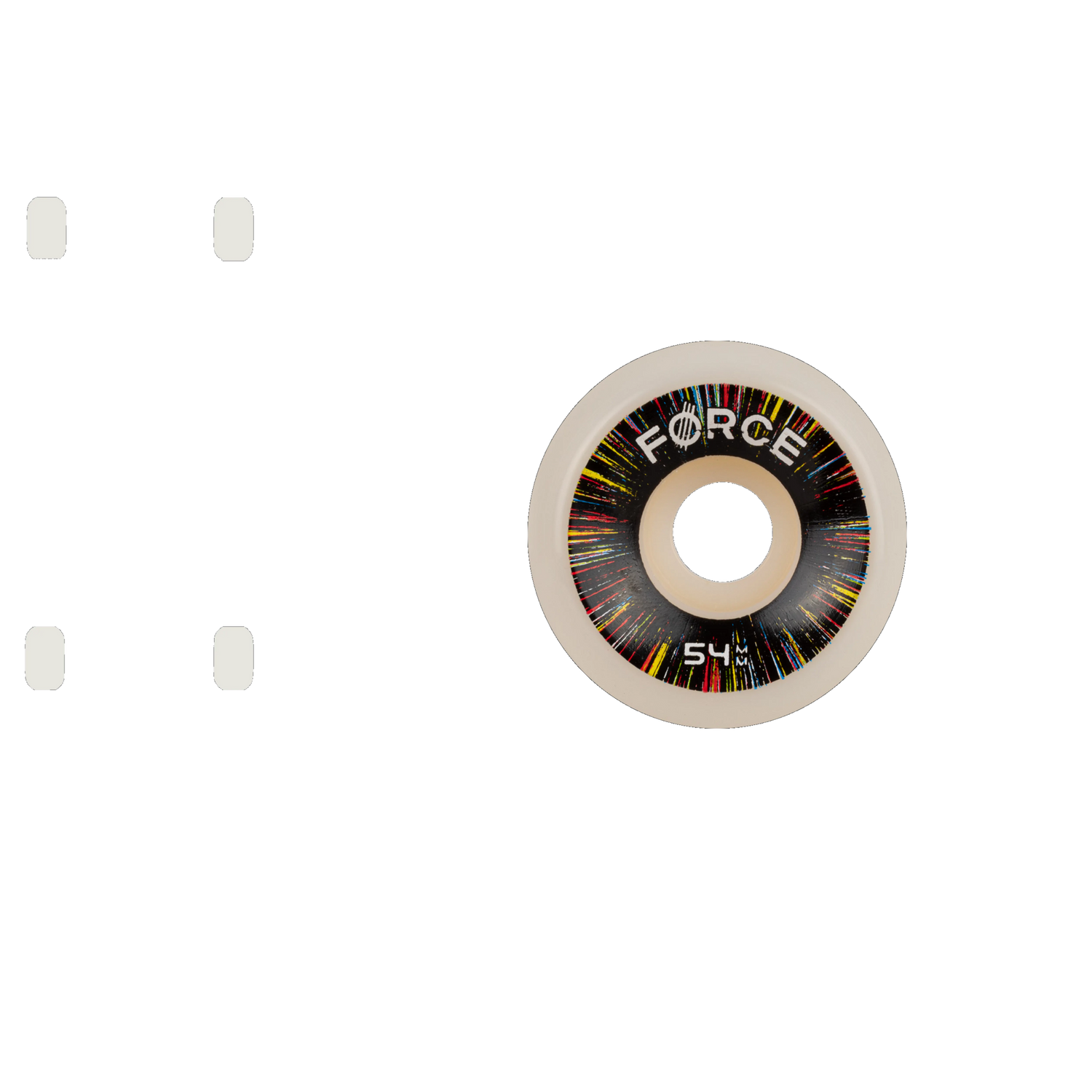 Force Warp Conical Skateboard Wheels 54mm