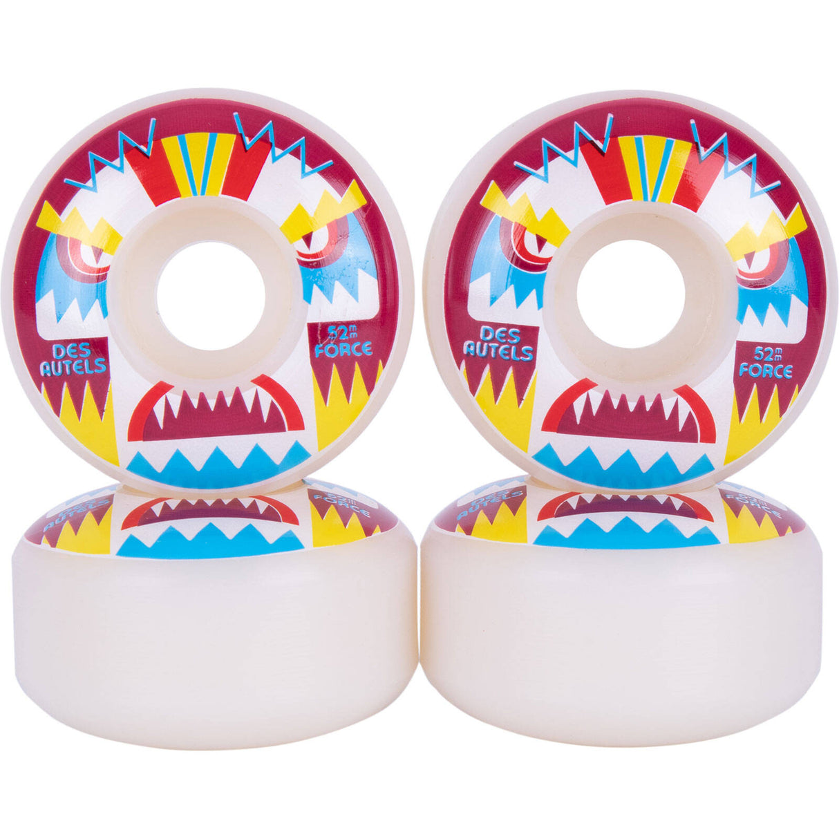 Force Monster Skateboard Wheels - Autels 52mm