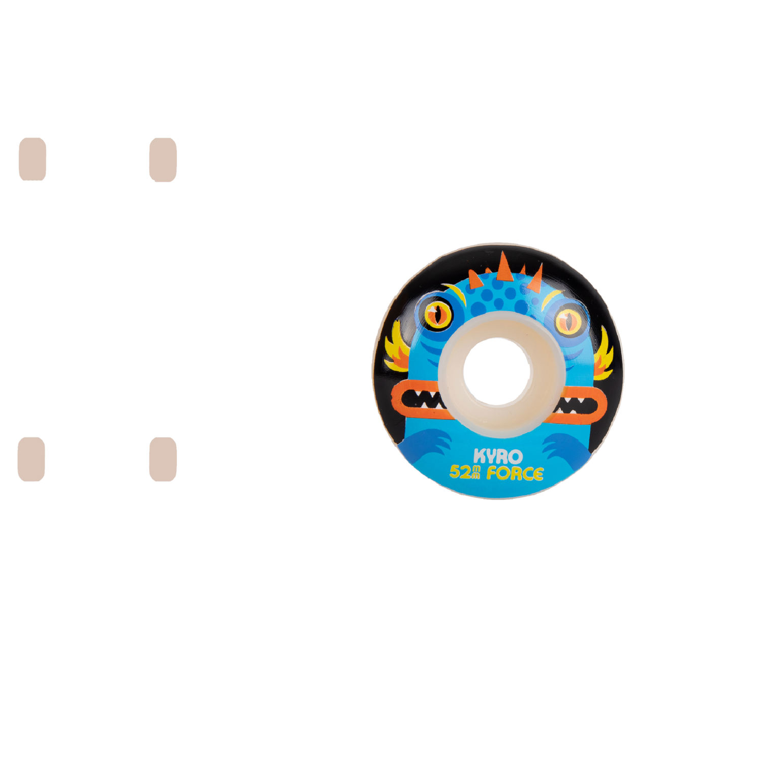 Force  Monster Skateboard Wheels - Kyro 52mm