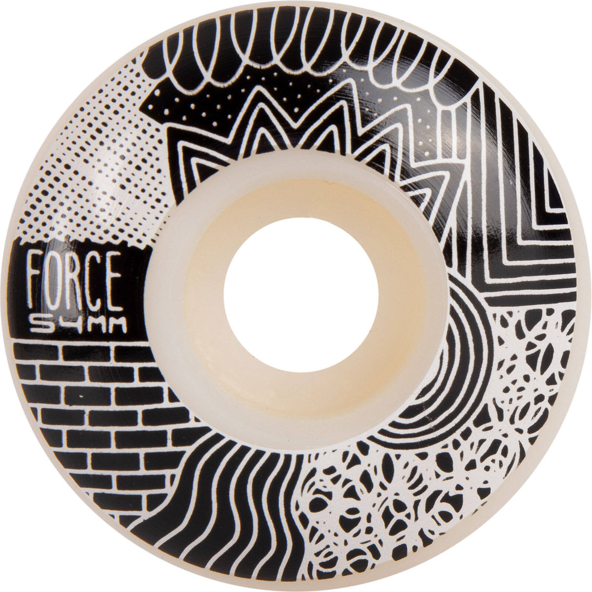 Force Scribble Skateboard Wheels 54mm