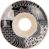 Force Scribble Skateboard Wheels 54mm