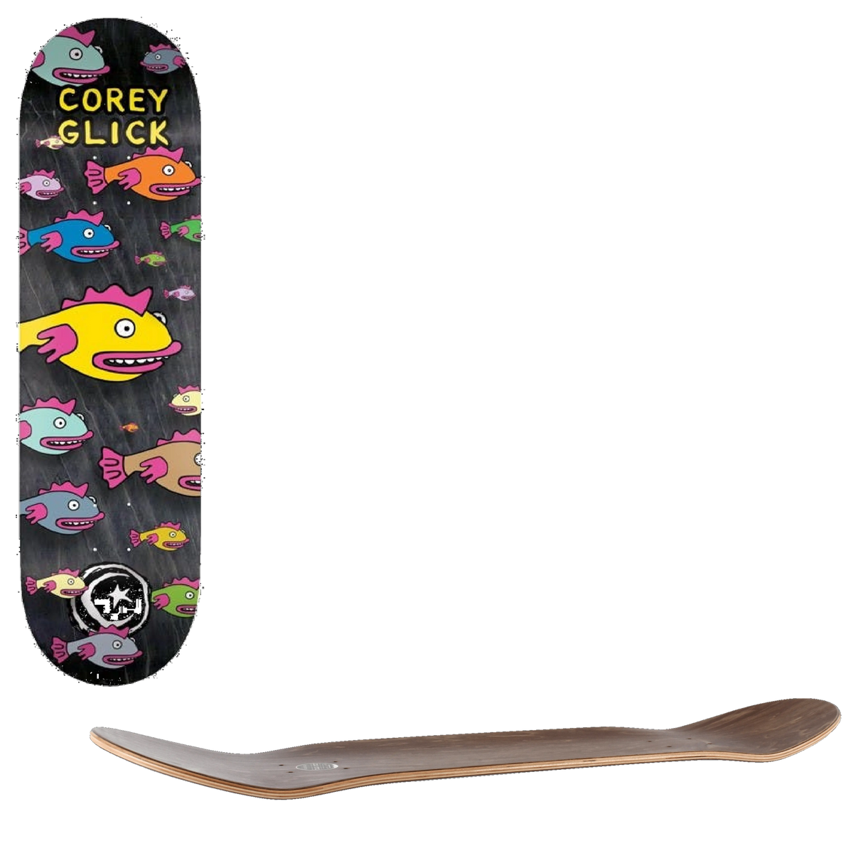 Foundation Fish Skateboard Deck Glick - 8.38''