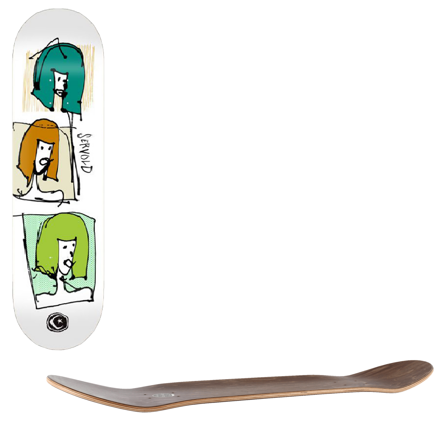 Foundation Servold Ladies Skateboard Deck - 8.25"