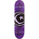 Foundation Star & Moon Scribble Skateboard Deck - 8.38"