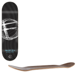 Foundation Swank F Skateboard Deck - Black 8.25"