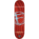 Foundation Swank F Skateboard Deck - Red 8"