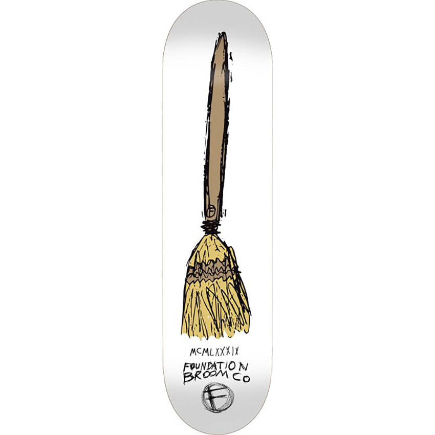 Foundation Broom Co. Skateboard Deck - 8.38"
