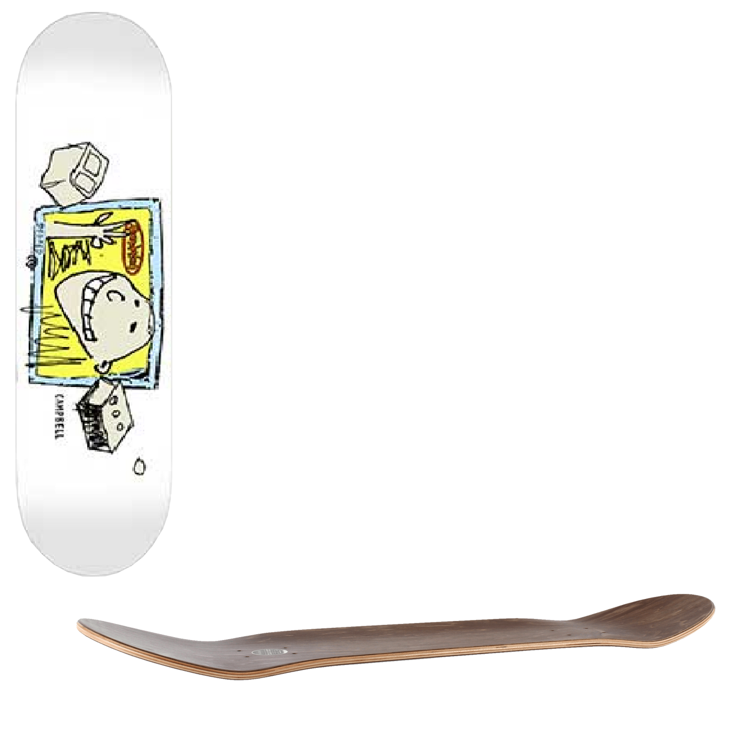 Foundation Campbell Doomed Skateboard Deck - 8"